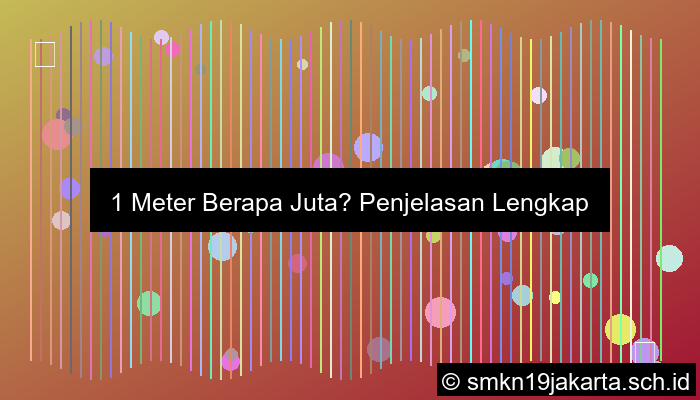 1 M Berapa Juta