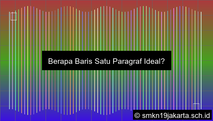 1 Paragraf Berapa Baris