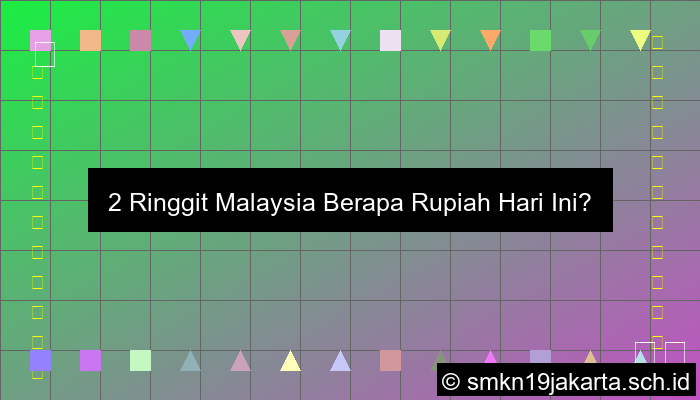 2 Ringgit Berapa Rupiah