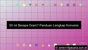 50 Ml Berapa Gram