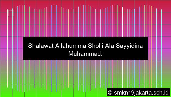 Allohumasholialasayidinamuhammad Arab