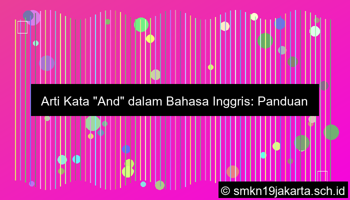 And Artinya
