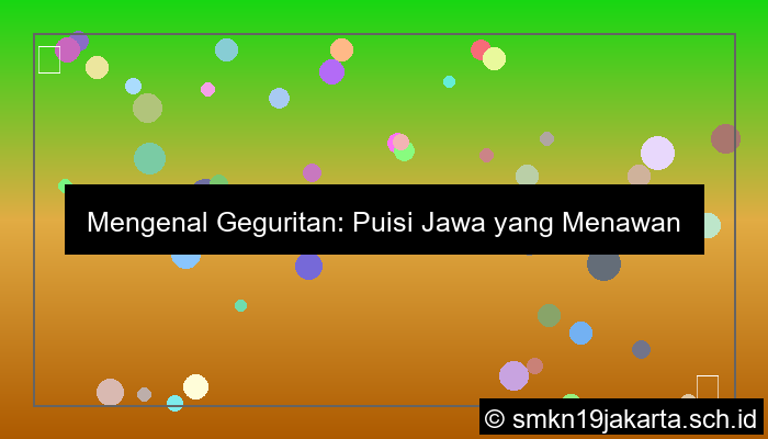 Apa Kang Diarani Geguritan