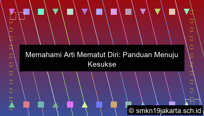 Arti Mematut Diri