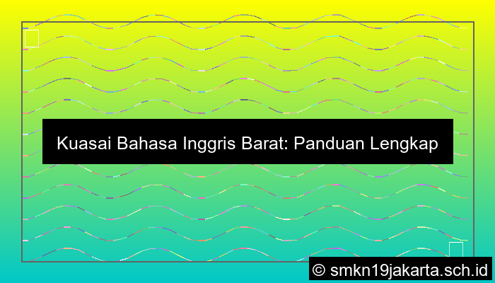Bahasa Inggris Barat