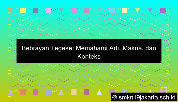 Bebrayan Tegese