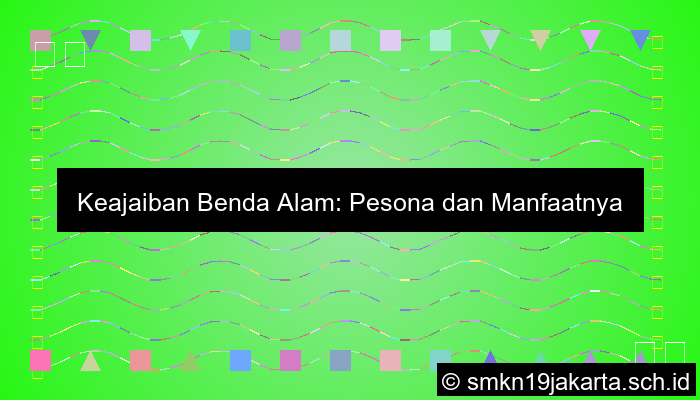 Benda Alam