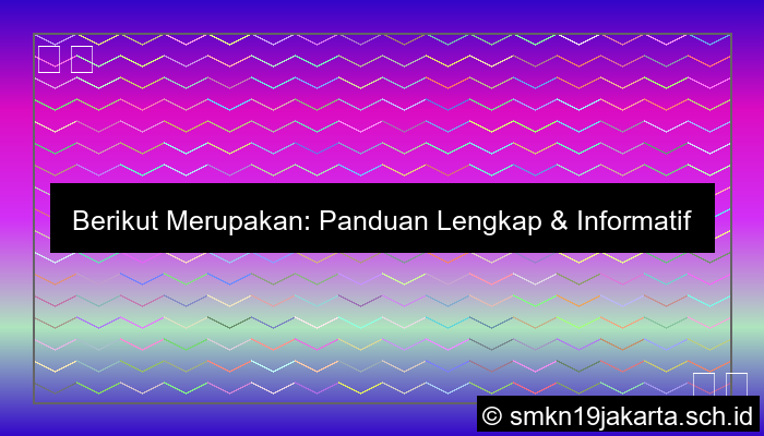 Berikut Merupakan
