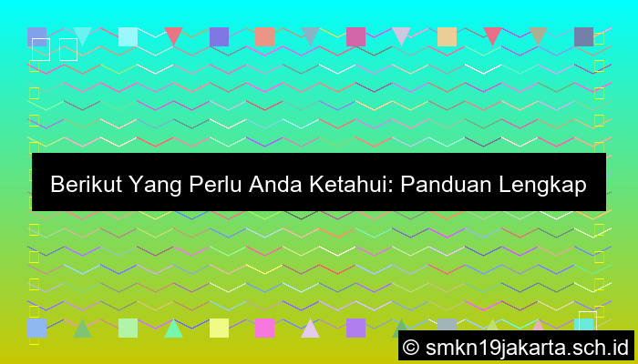 Berikut Yang