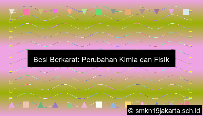 Besi Berkarat Termasuk Perubahan