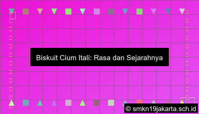 Biskuit Cium Itali