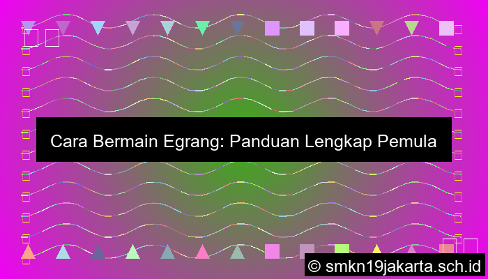Cara Bermain Egrang