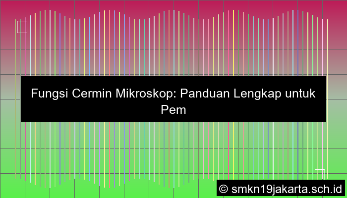 Cermin Mikroskop Berfungsi Untuk