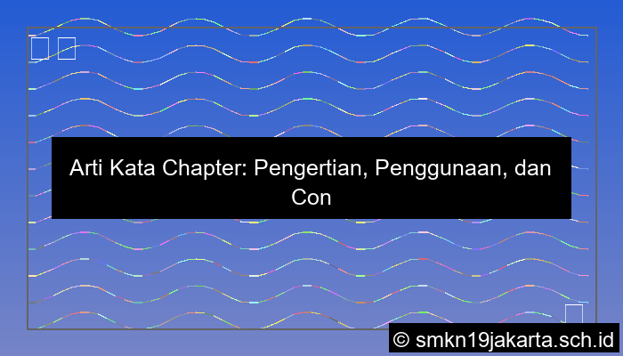 visual chapter artinya