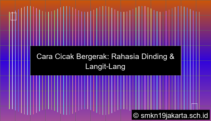 Cicak Bergerak Dengan Cara