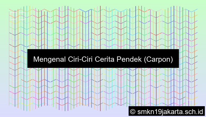 Ciri Ciri Carpon