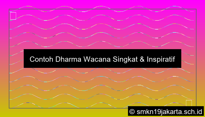 Contoh Dharma Wacana