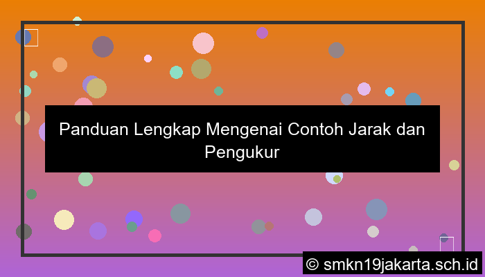 gambar contoh jarak
