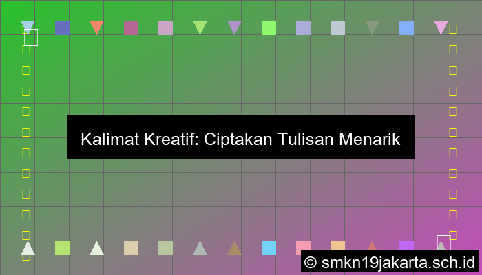 Contoh Kalimat Kreatif