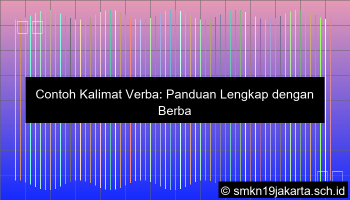 Contoh Kalimat Verba