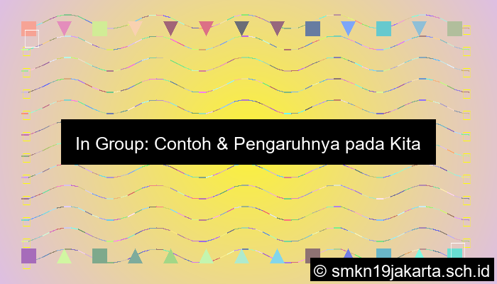 Contoh Kelompok In Group