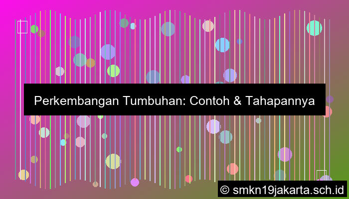 Contoh Perkembangan Pada Tumbuhan