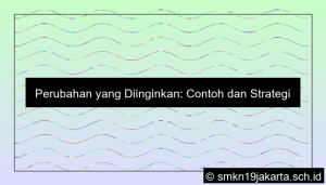 Contoh Perubahan Yang Dikehendaki