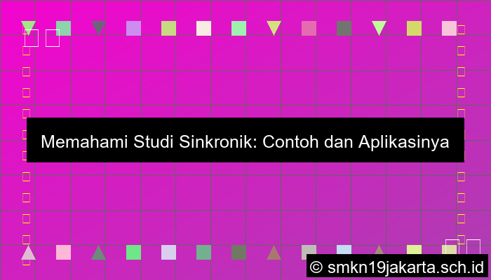 Contoh Sinkronik