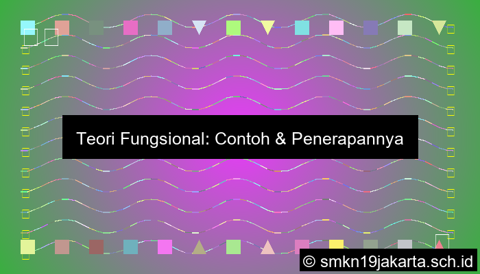 Contoh Teori Fungsional