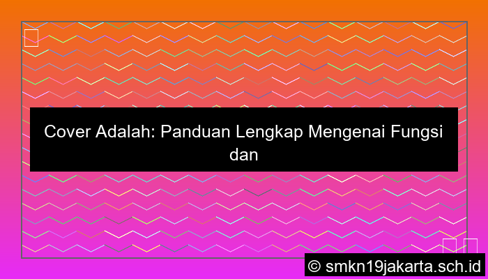 cover adalah