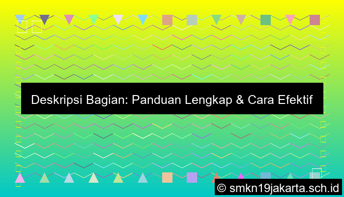 Deskripsi Bagian Adalah
