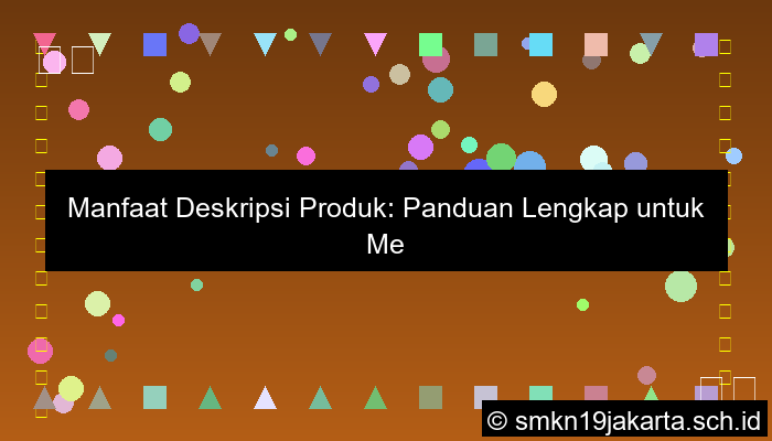 Deskripsi Manfaat Adalah
