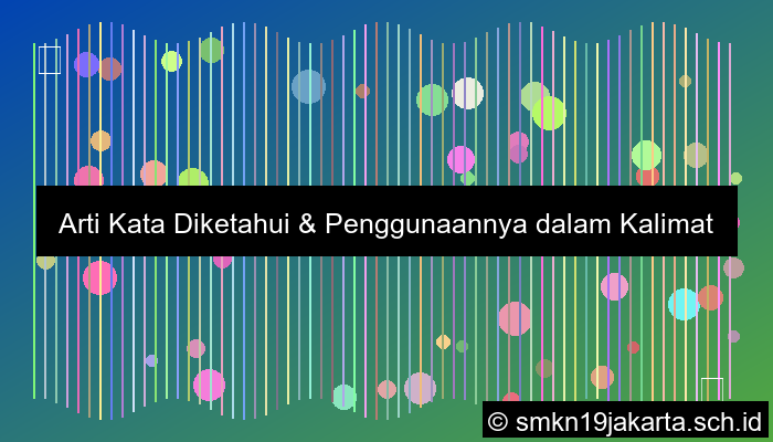 Diketahui