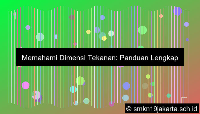 Dimensi Tekanan