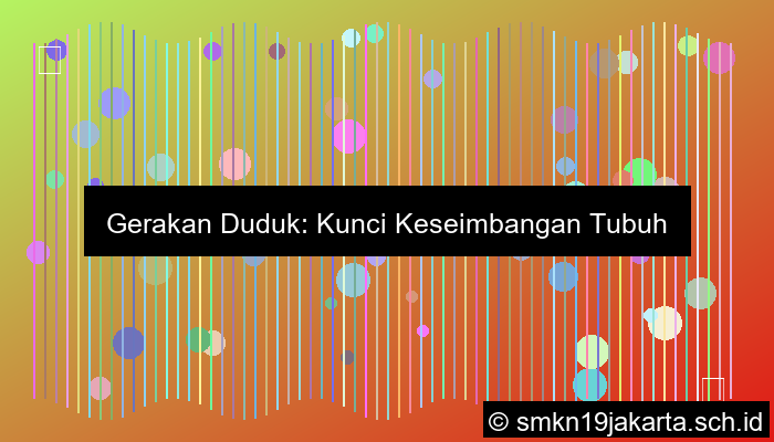 Gerakan Duduk Termasuk Keseimbangan