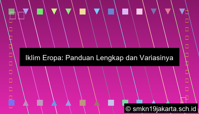 Iklim Benua Eropa