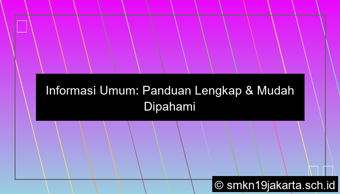 Informasi Umum
