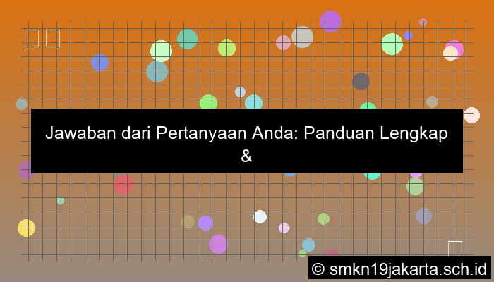jawaban dari
