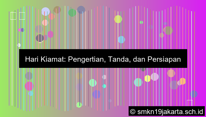 Jelaskan Pengertian Hari Kiamat