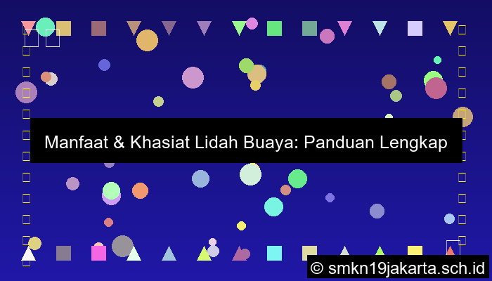 Kesimpulan Lidah Buaya