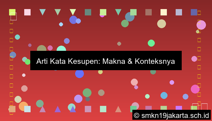 Kesupen Artinya