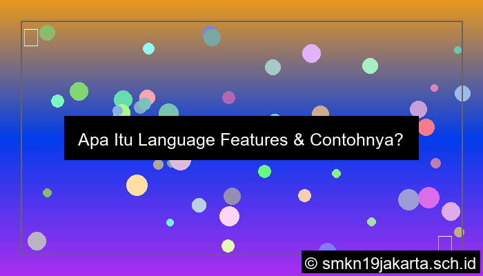 Language Features Adalah