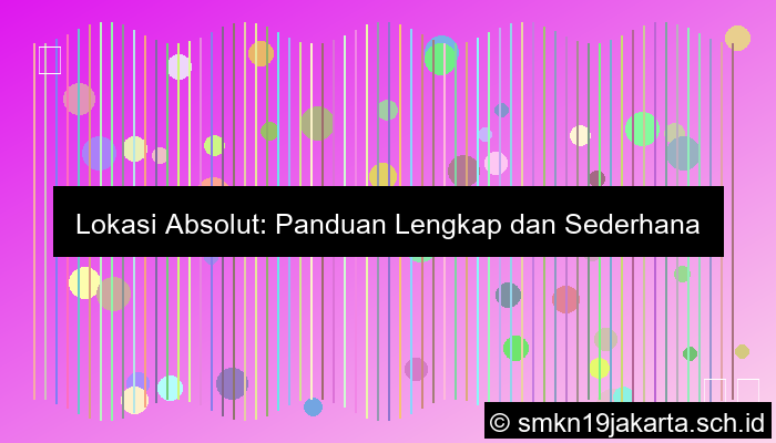 Lokasi Absolut Adalah