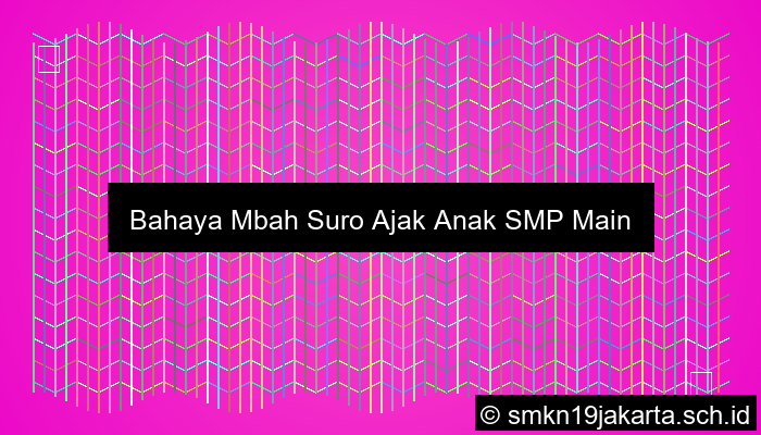 Mbah Suro Ajak Anak Smp Main Slot Online