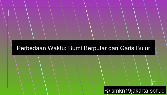 Mengapa Terjadi Perbedaan Waktu