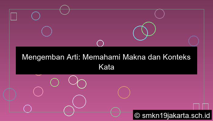 mengemban artinya