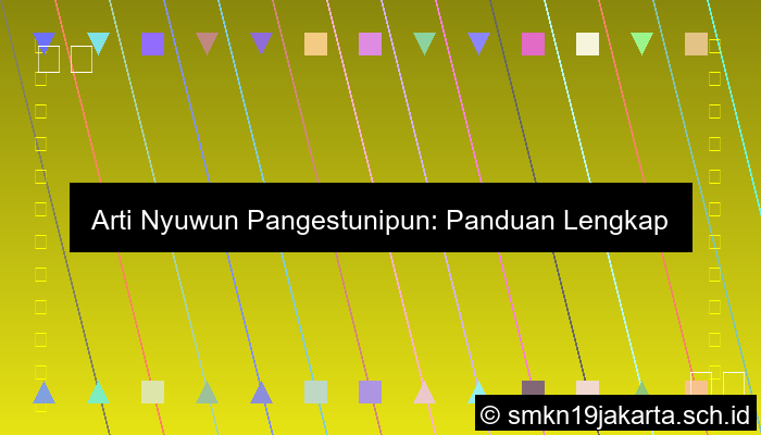 Nyuwun Pangestunipun Artinya