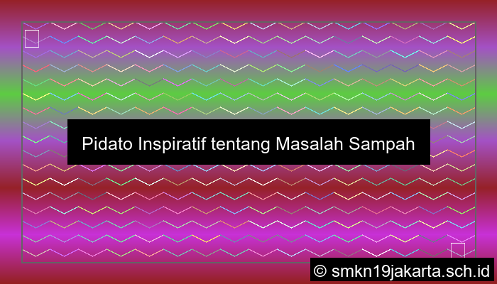 Pidato Tentang Sampah