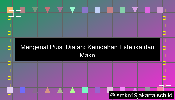 Puisi Diafan
