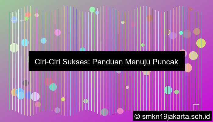 Sebutkan Ciri Ciri